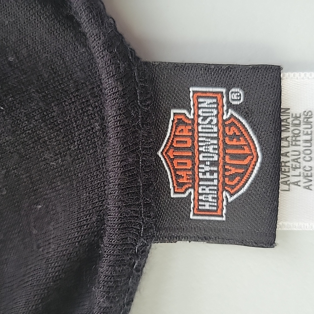 Harley Davidson Ladies Cozumel Mexico Top With Rhinestones, Size Large - Picture 6 of 8